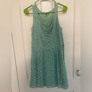 Green dress, Francesca’s, size L, gently worn
